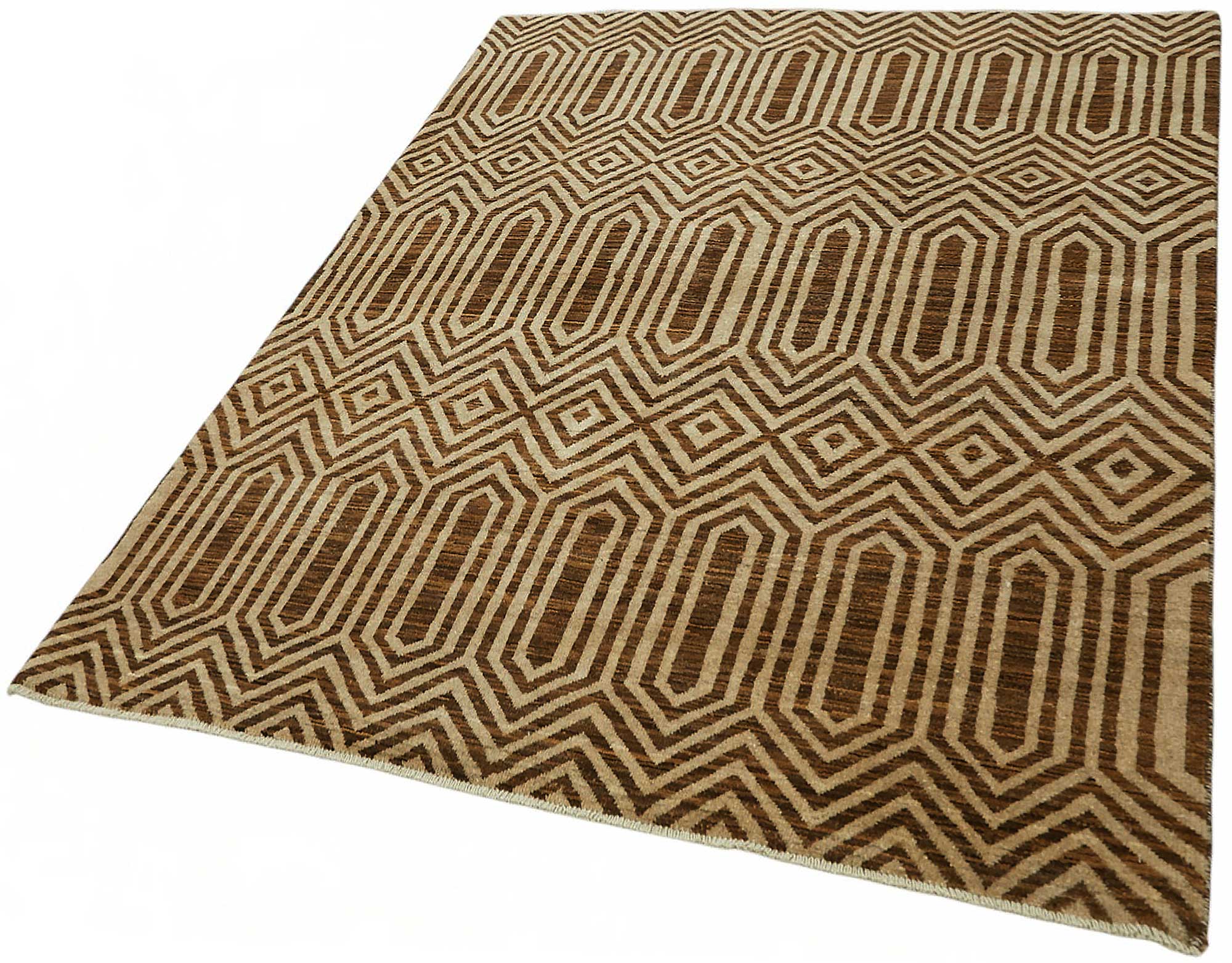 5x6 Hand-Knotted Small Oushak Rug - 49074