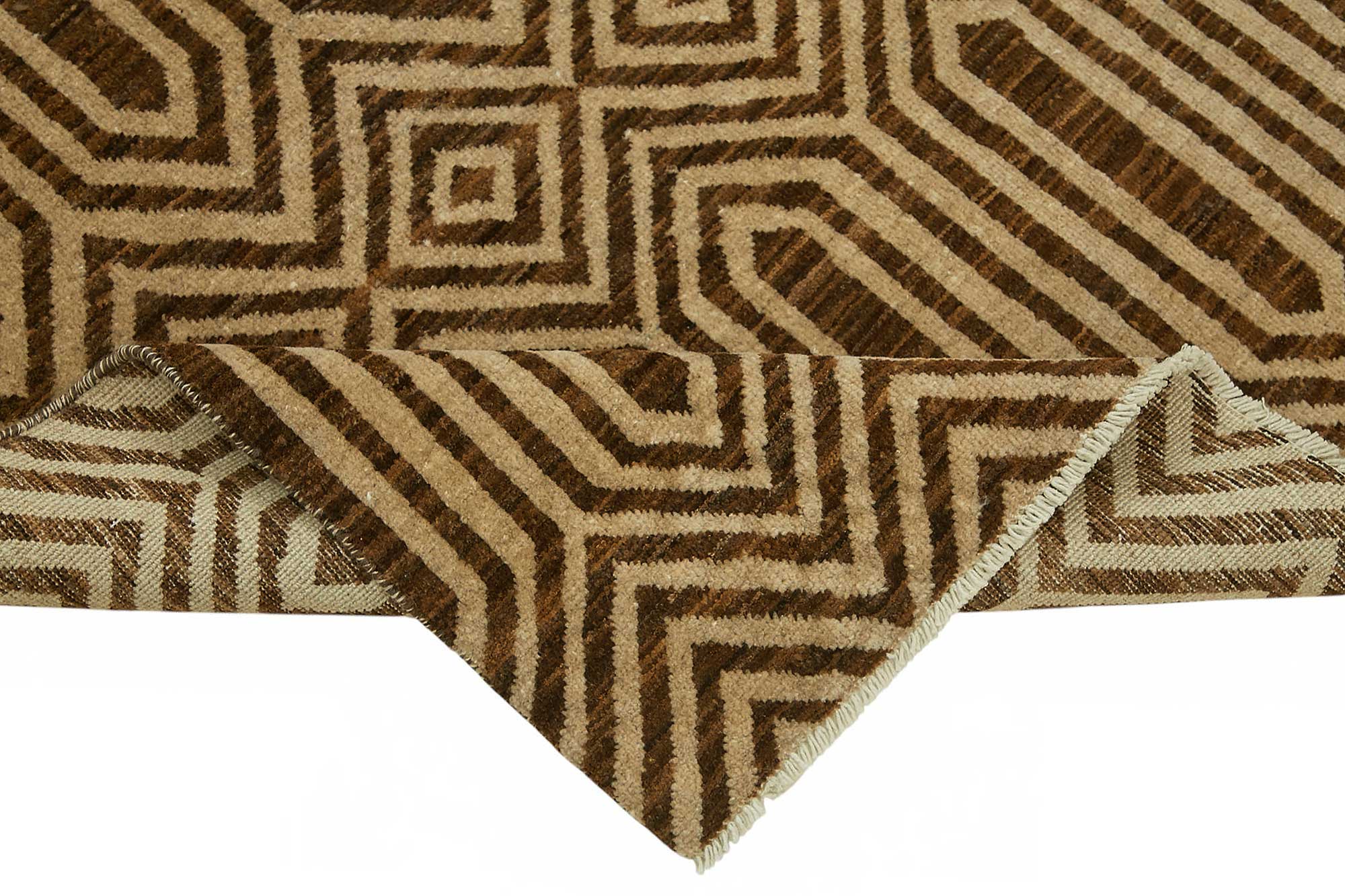 5x6 Hand-Knotted Small Oushak Rug - 49074