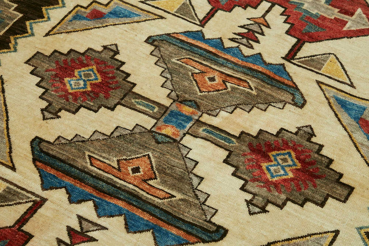 5x7 Beige Small Oushak Rug - 49075