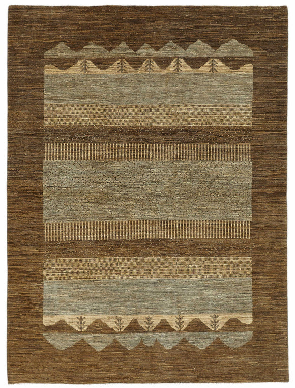 5x7 Brown Small Oushak Rug - 49078