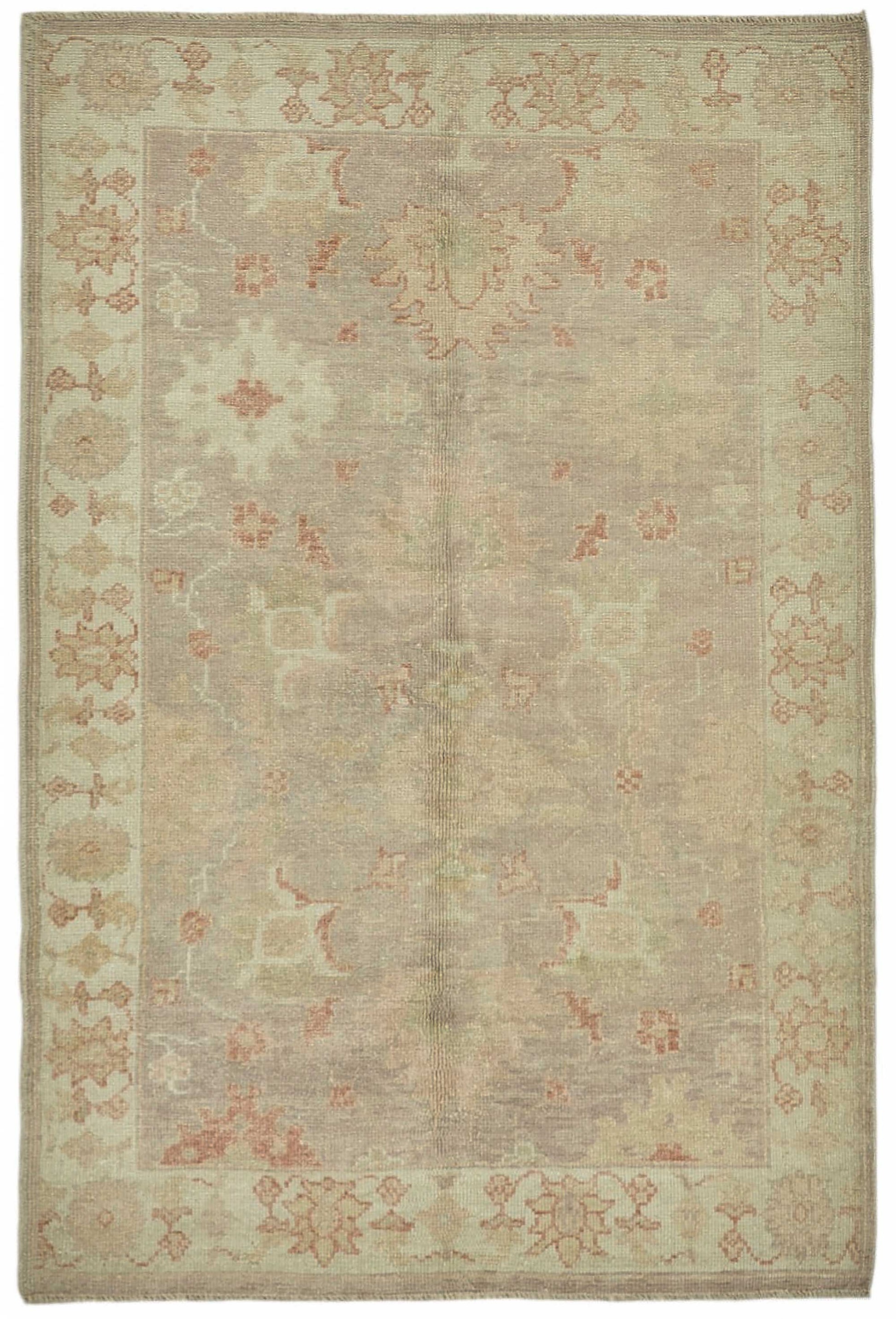 4x6 Beige Small Oushak Rug - 49080