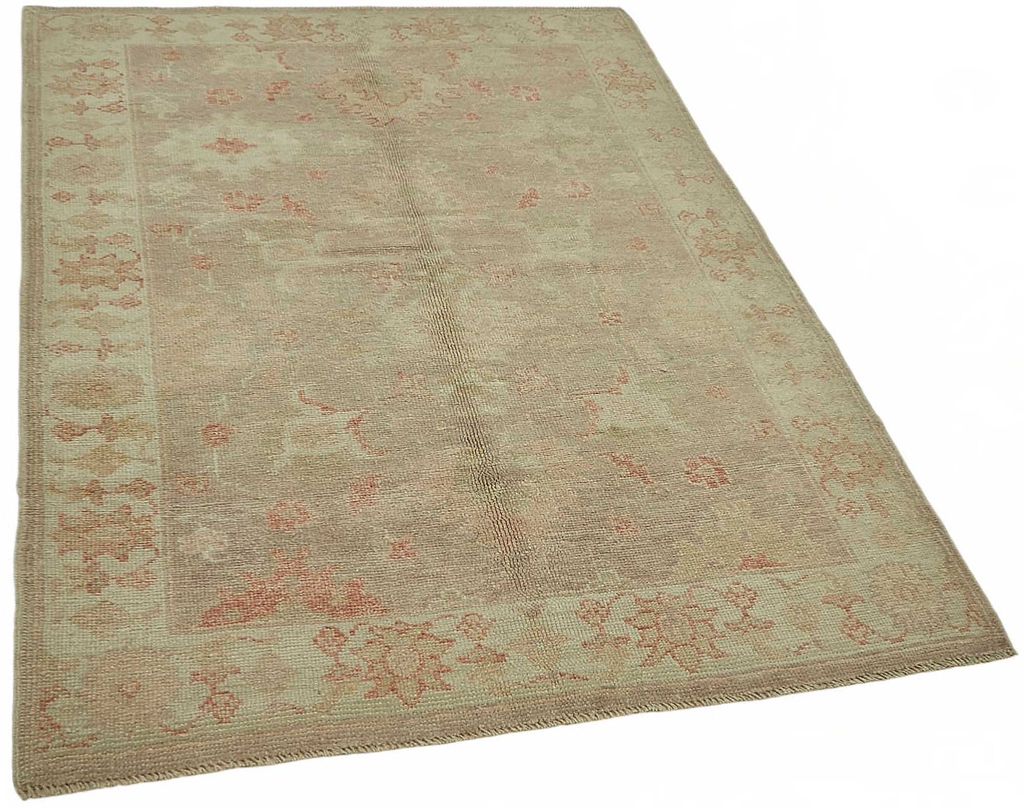 4x6 Beige Small Oushak Rug - 49080
