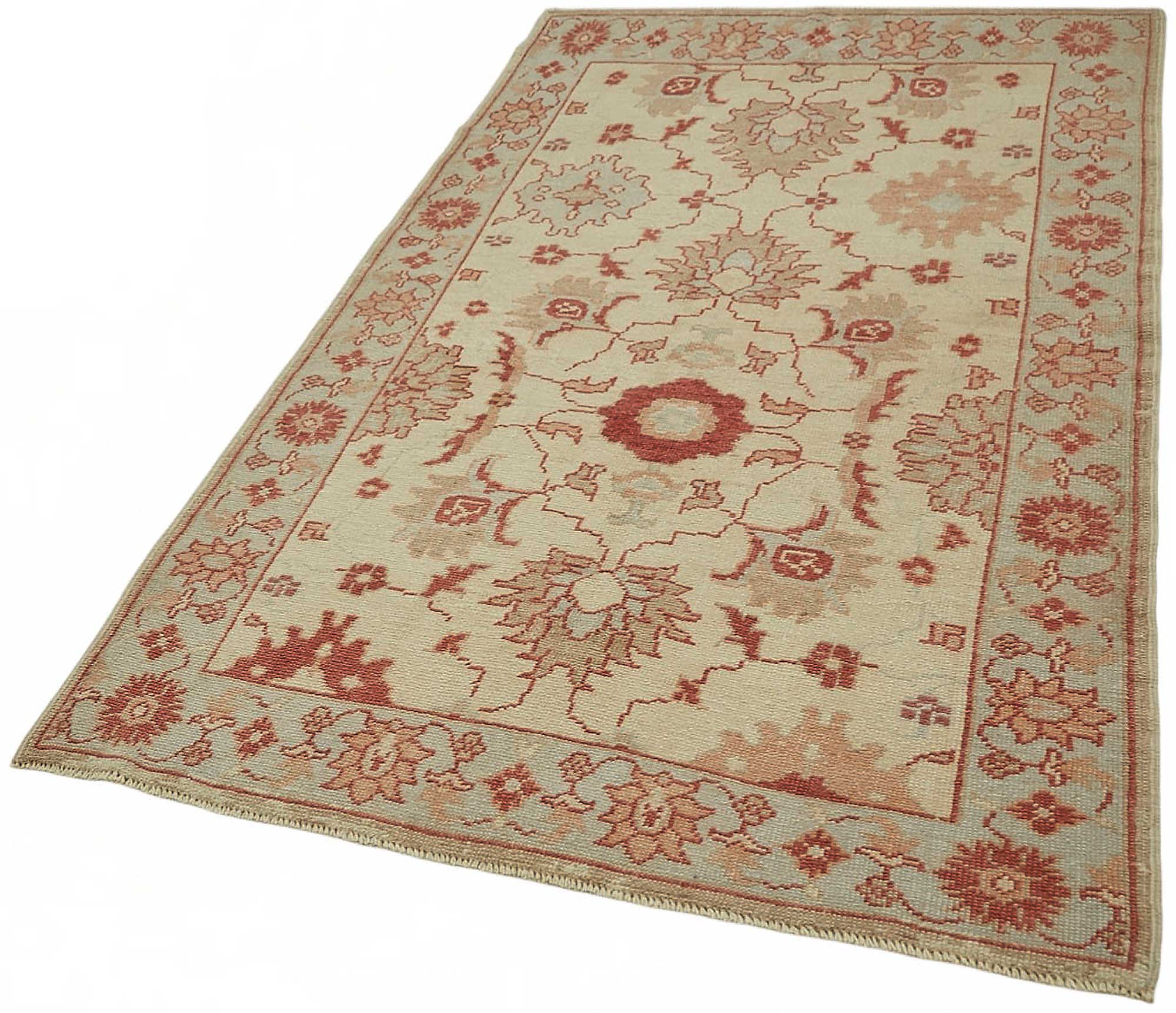 4x6 Beige Small Oushak Rug - 49081