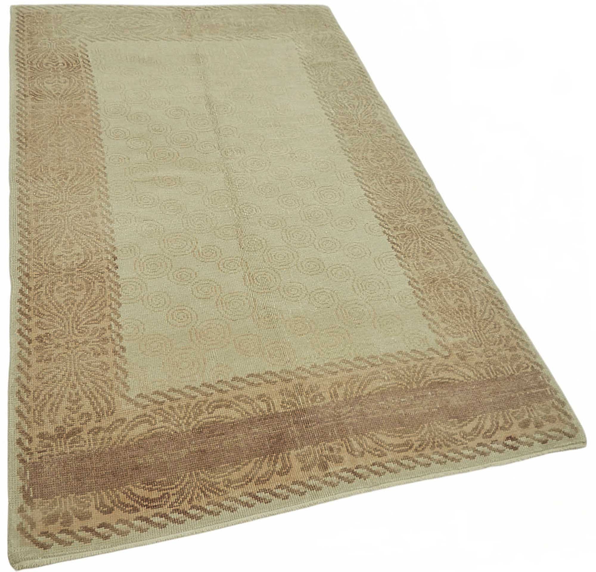 4x7 Beige Small Oushak Rug - 49082