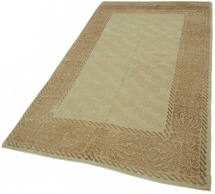 4x7 Beige Small Oushak Rug - 49082