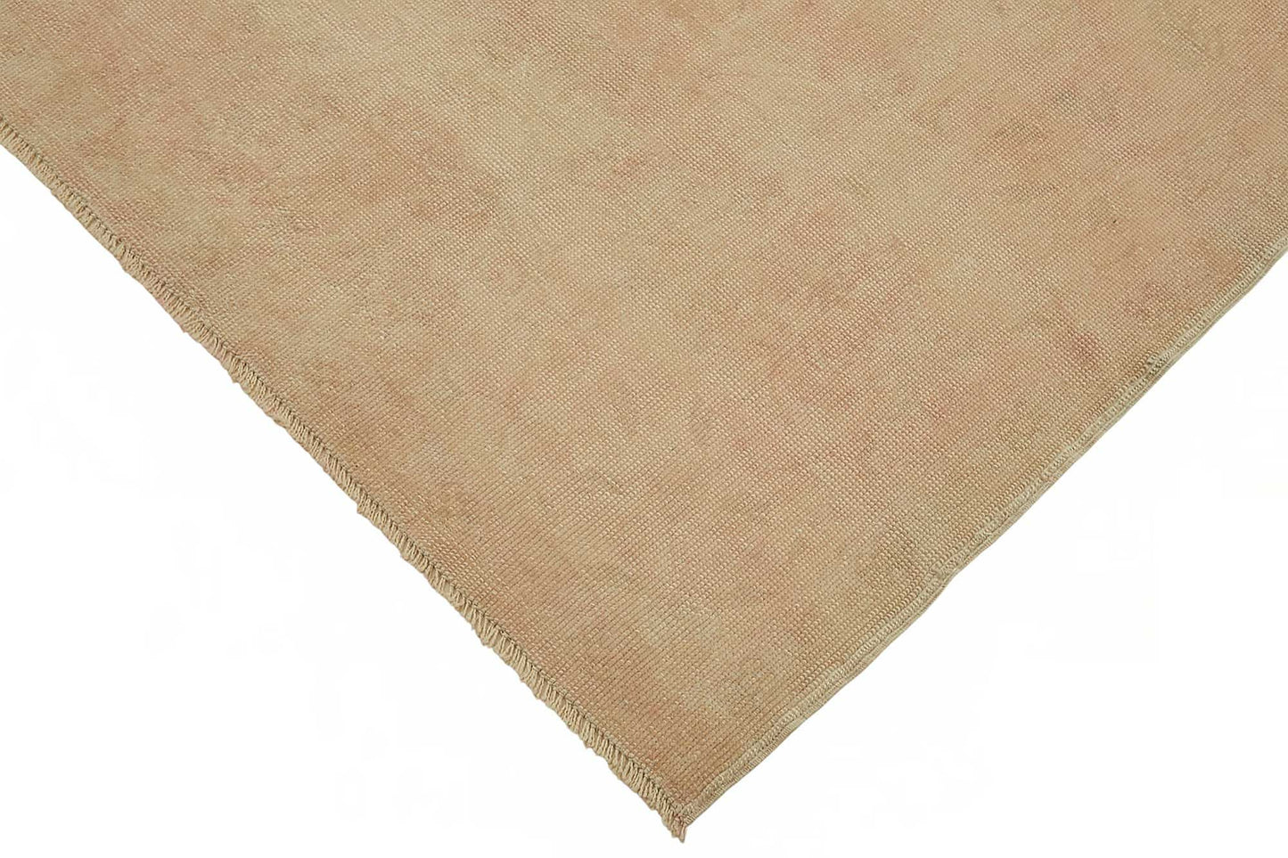 7x10 Beige Modern Solid Oushak Rug - 49083