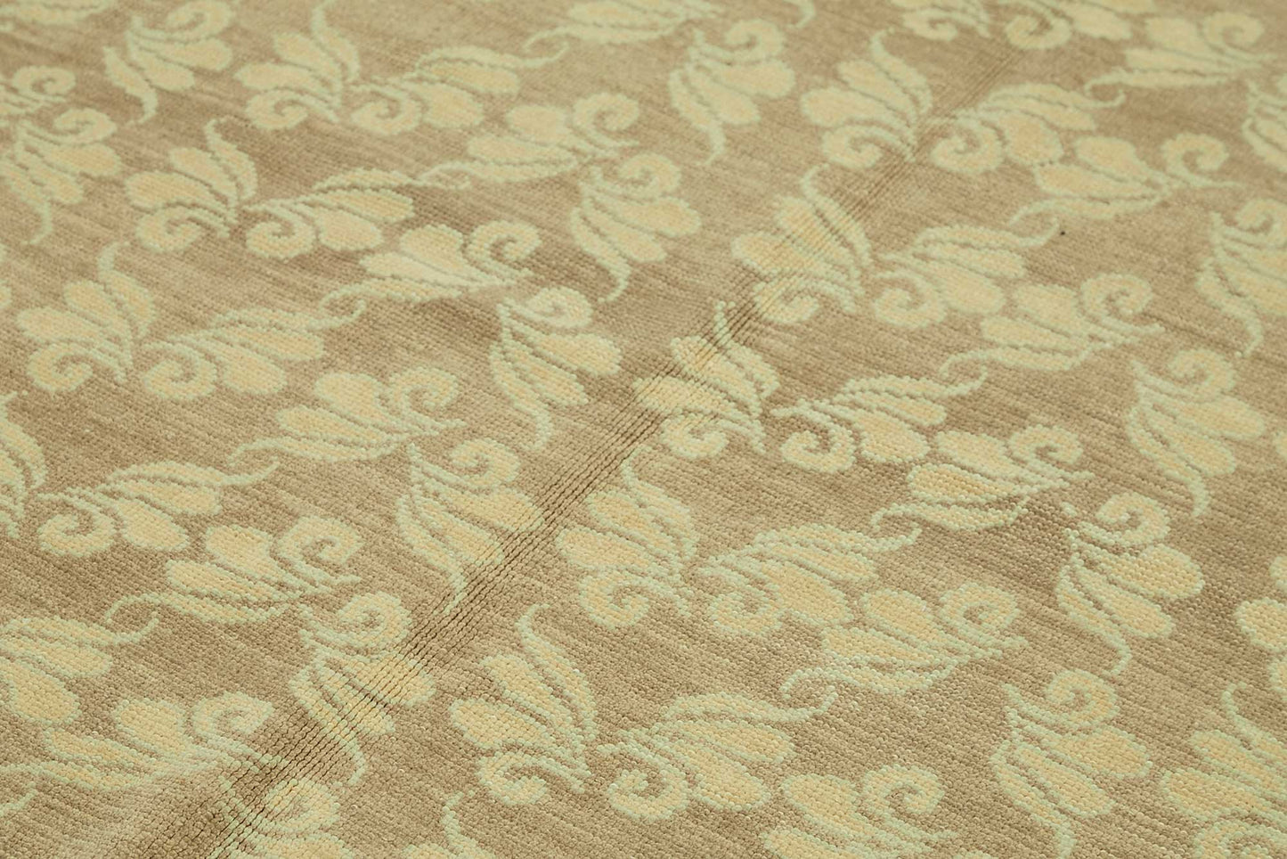 7x10 Hand-Knotted Wool Oushak Rug - 49084