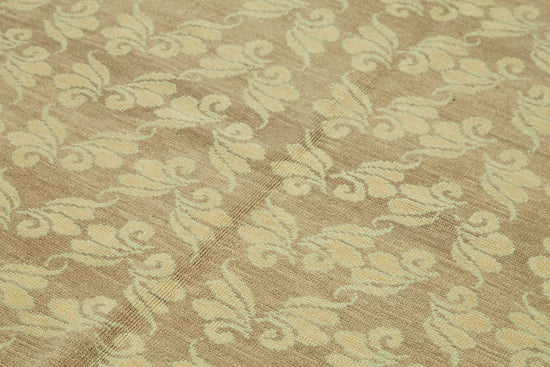 7x10 Hand-Knotted Wool Oushak Rug - 49084