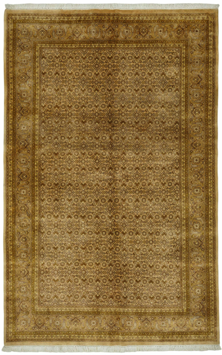 6x9 Hand-Knotted Wool Oushak Rug - 49087