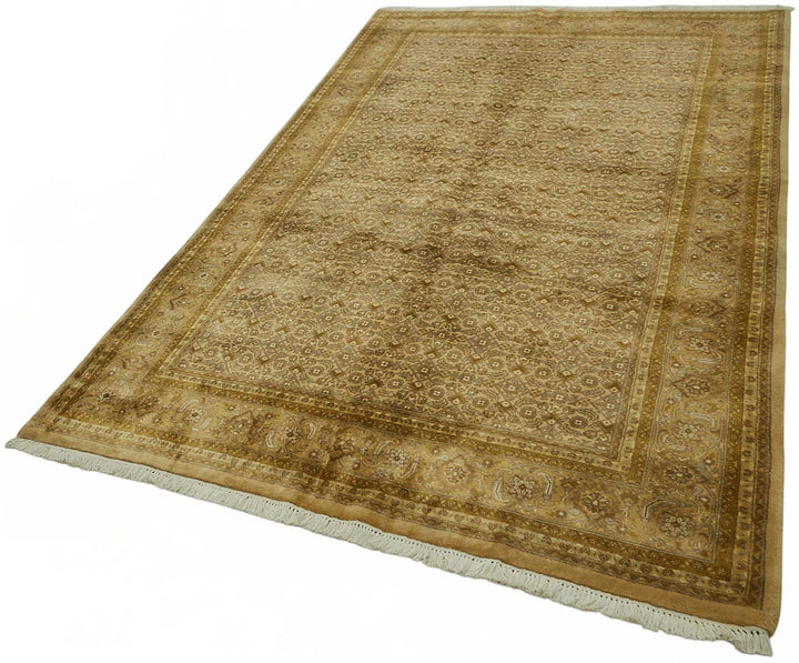 6x9 Hand-Knotted Wool Oushak Rug - 49087