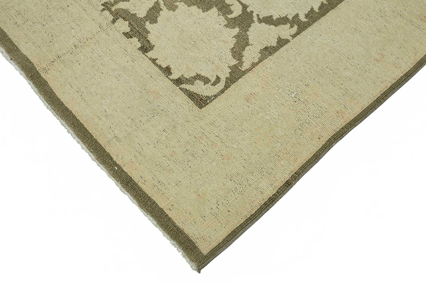 6x6 Hand-Knotted Wool Oushak Rug - 49088