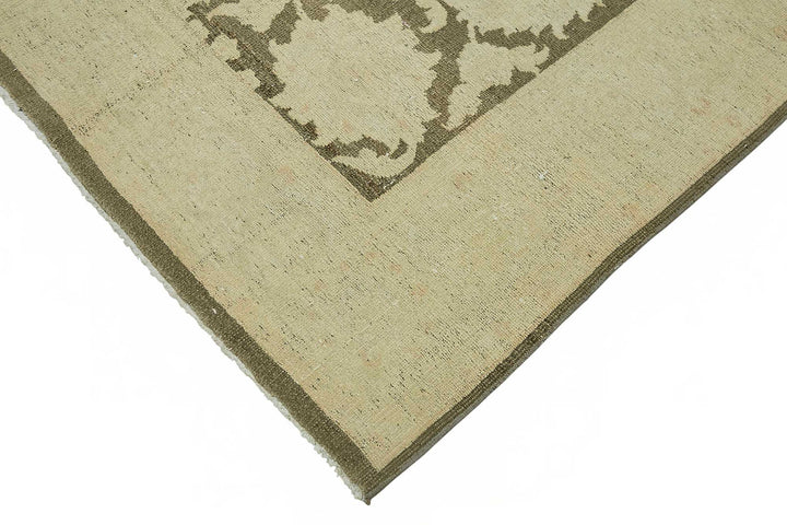 6x6 Hand-Knotted Wool Oushak Rug - 49088