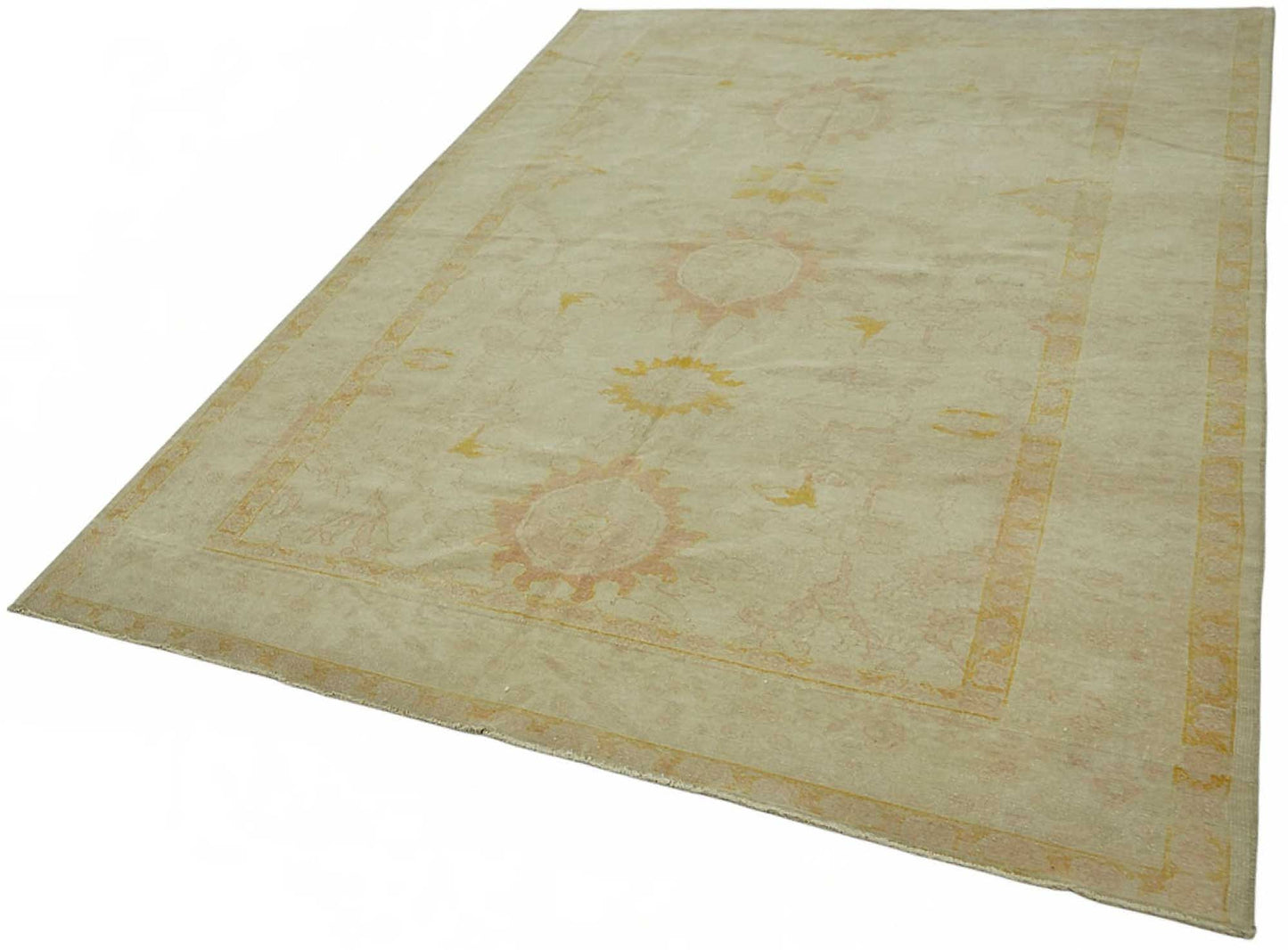 6x8 Hand-Knotted Wool Oushak Rug - 49089
