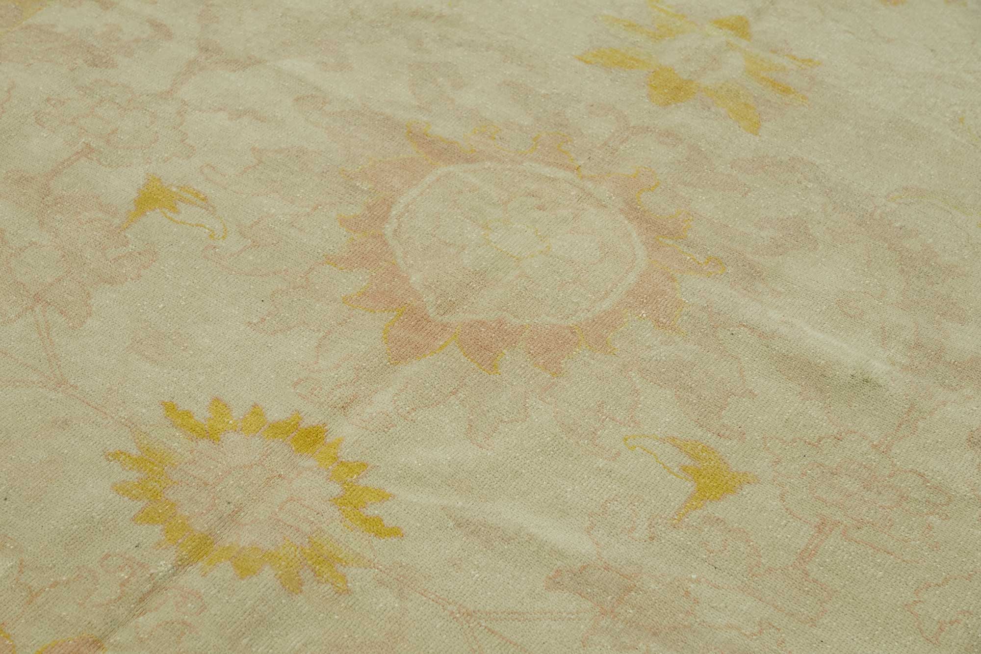6x8 Hand-Knotted Wool Oushak Rug - 49089