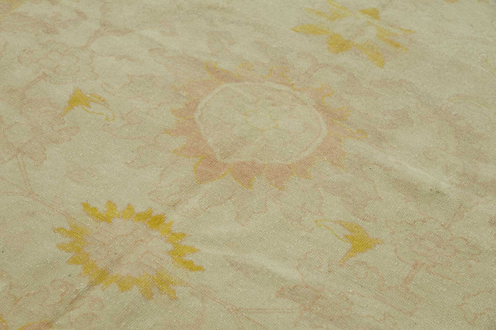 6x8 Hand-Knotted Wool Oushak Rug - 49089