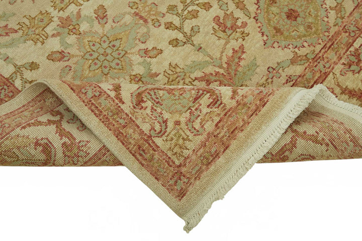 6x9 Hand-Knotted Wool Oushak Rug - 49090