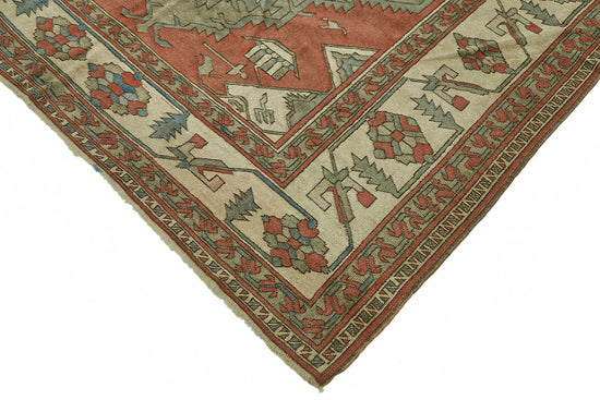 7x9 Hand-Knotted Wool Oushak Rug - 49091