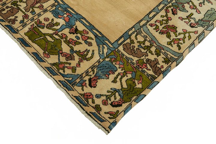 5x6 Hand-Knotted Wool Oushak Rug - 49092