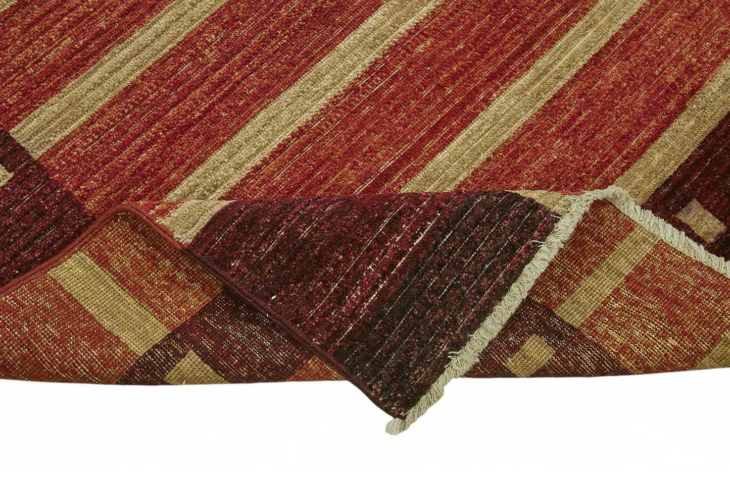 5x8 Hand-Knotted Wool Oushak Rug - 49095