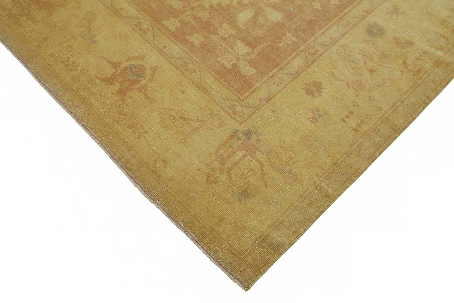 7x8 Hand-Knotted Wool Oushak Rug - 49096