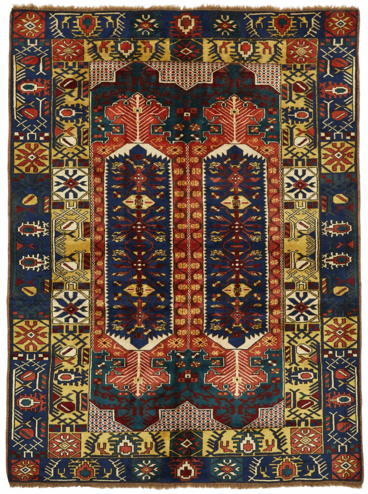 6x7 Hand-Knotted Wool Oushak Rug - 49097
