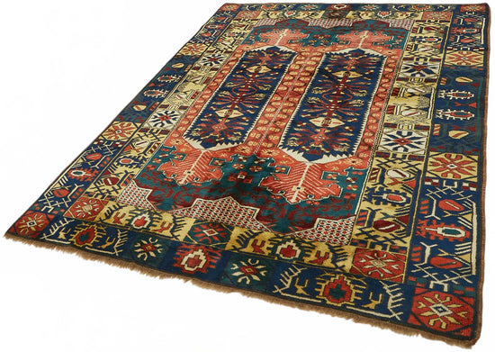 6x7 Hand-Knotted Wool Oushak Rug - 49097
