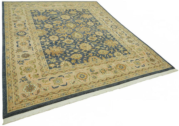 8x10 Hand-Knotted Wool Oushak Rug - 49098