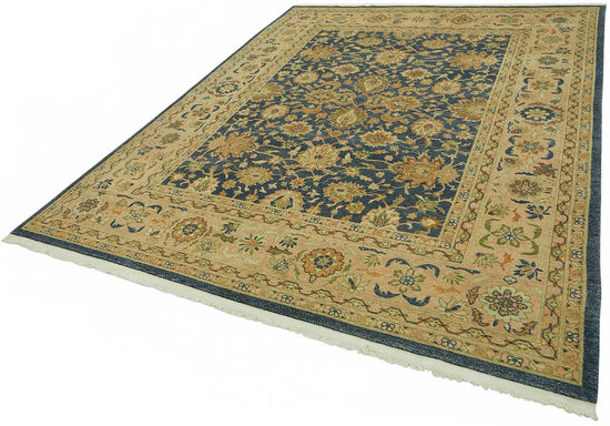 8x10 Hand-Knotted Wool Oushak Rug - 49098
