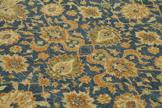 8x10 Hand-Knotted Wool Oushak Rug - 49098