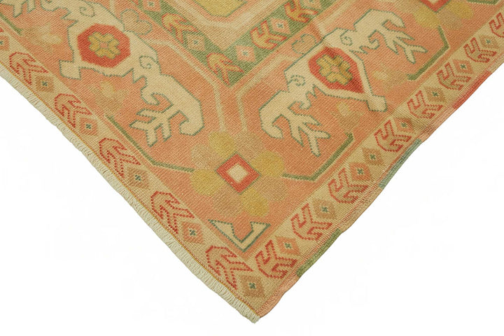 7x9 Hand-Knotted Wool Oushak Rug - 49099