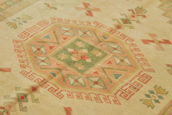 7x9 Hand-Knotted Wool Oushak Rug - 49099