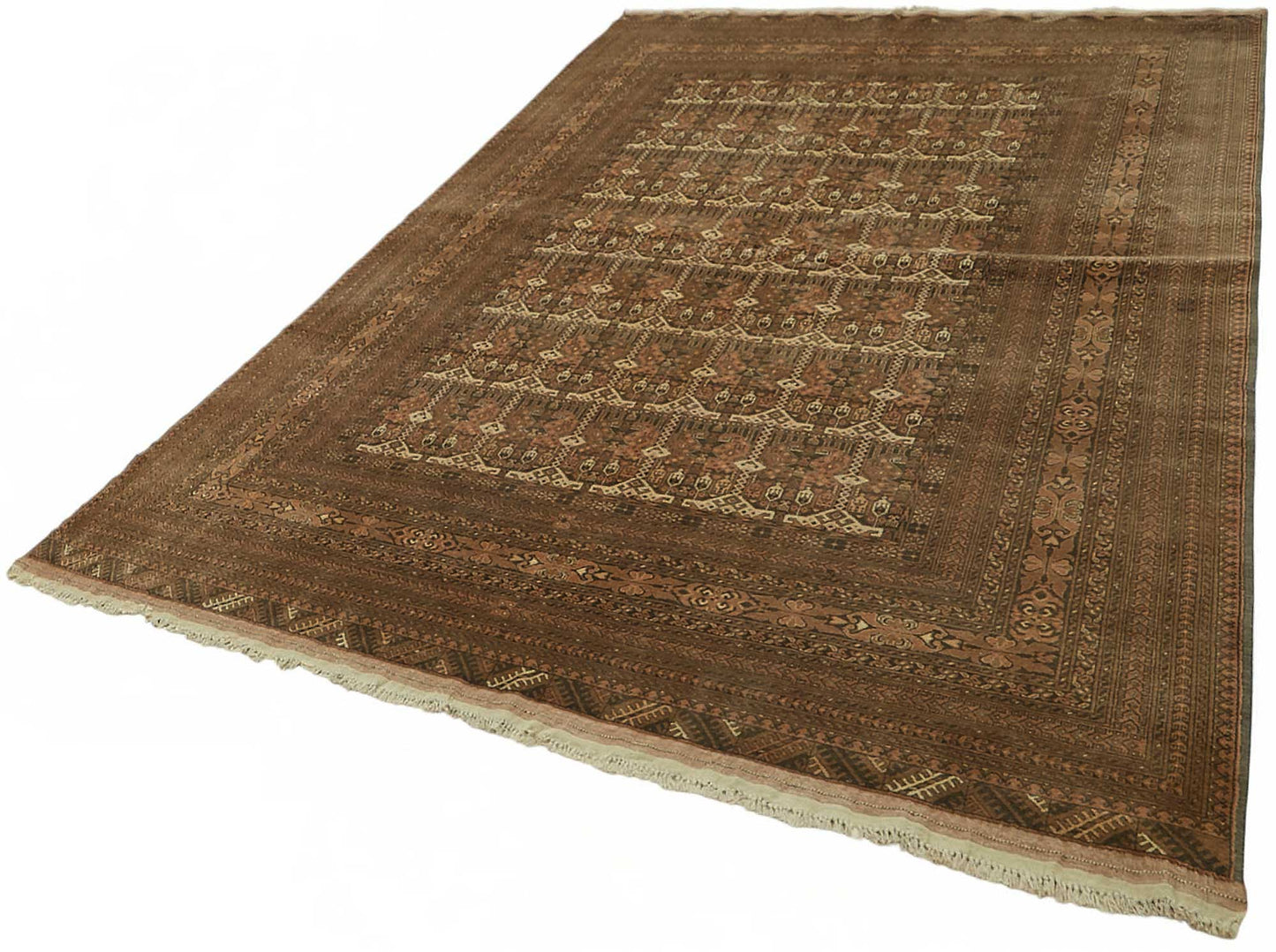 7x10 Hand-Knotted Wool Oushak Rug - 49100