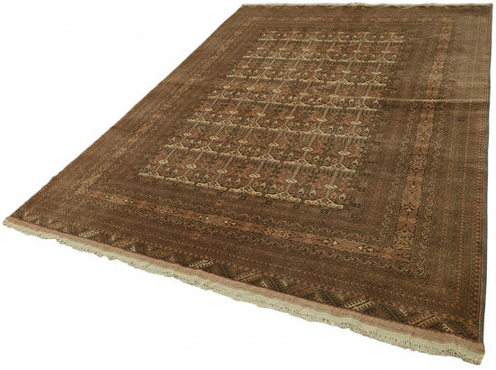 7x10 Hand-Knotted Wool Oushak Rug - 49100