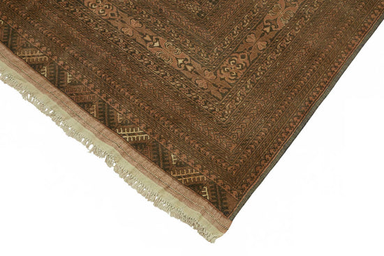 7x10 Hand-Knotted Wool Oushak Rug - 49100