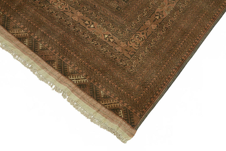 7x10 Hand-Knotted Wool Oushak Rug - 49100