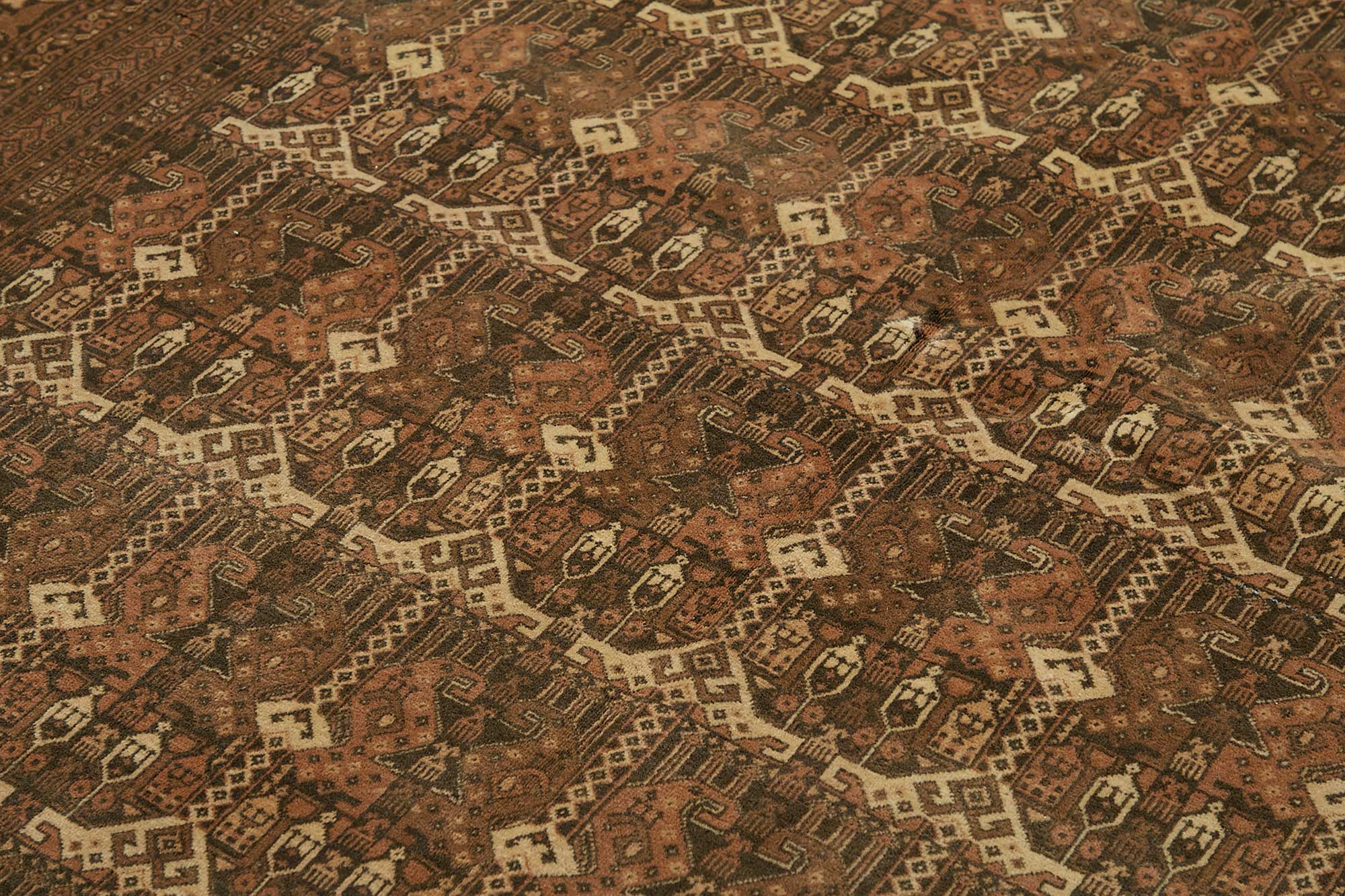 7x10 Hand-Knotted Wool Oushak Rug - 49100