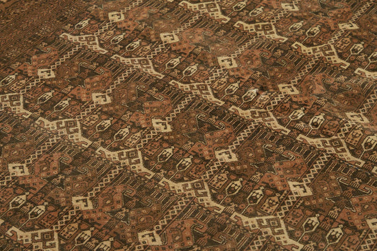 7x10 Hand-Knotted Wool Oushak Rug - 49100