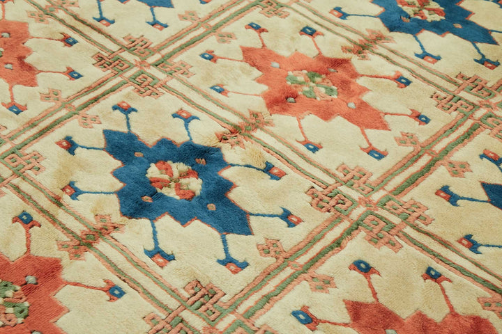 8x8 Hand-Knotted Wool Oushak Rug - 49101