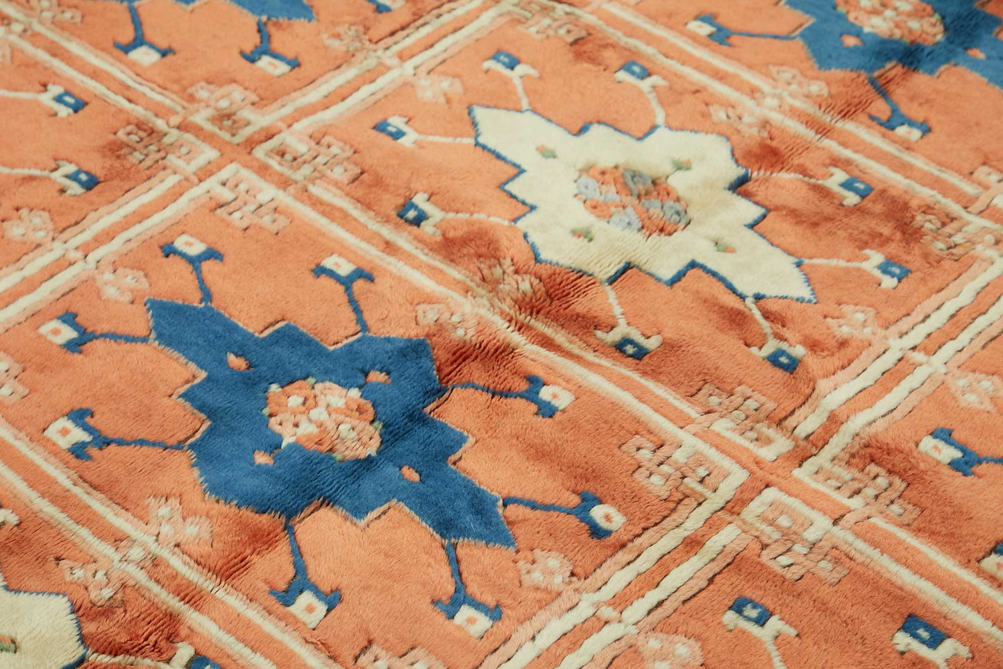 7x8 Hand-Knotted Wool Oushak Rug - 49102