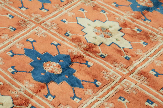 7x8 Hand-Knotted Wool Oushak Rug - 49102