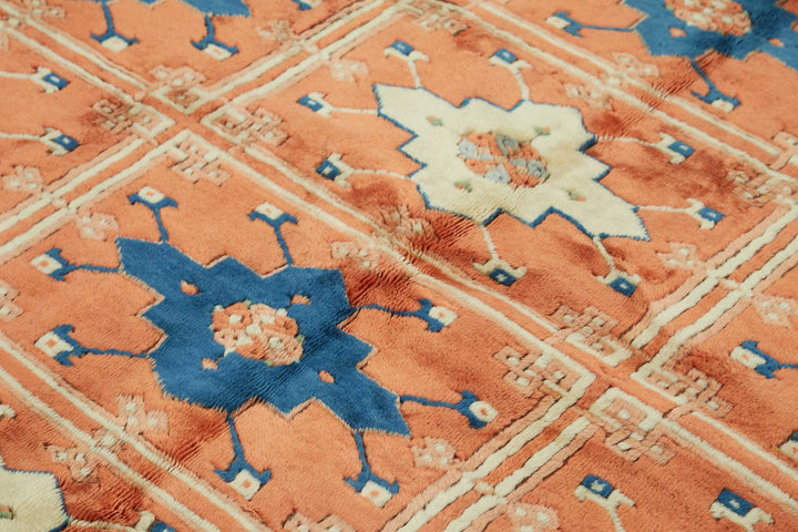 7x8 Hand-Knotted Wool Oushak Rug - 49102