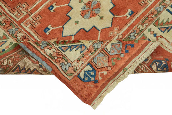 7x8 Hand-Knotted Wool Oushak Rug - 49102