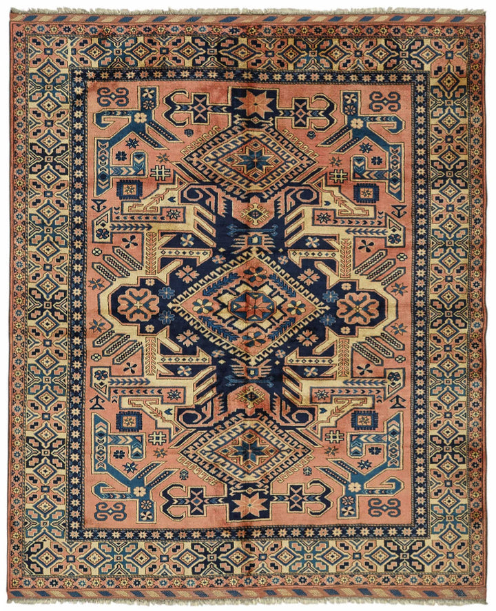 7x8 Hand-Knotted Wool Oushak Rug - 49103