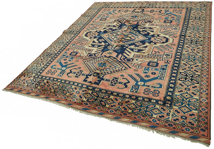 7x8 Hand-Knotted Wool Oushak Rug - 49103