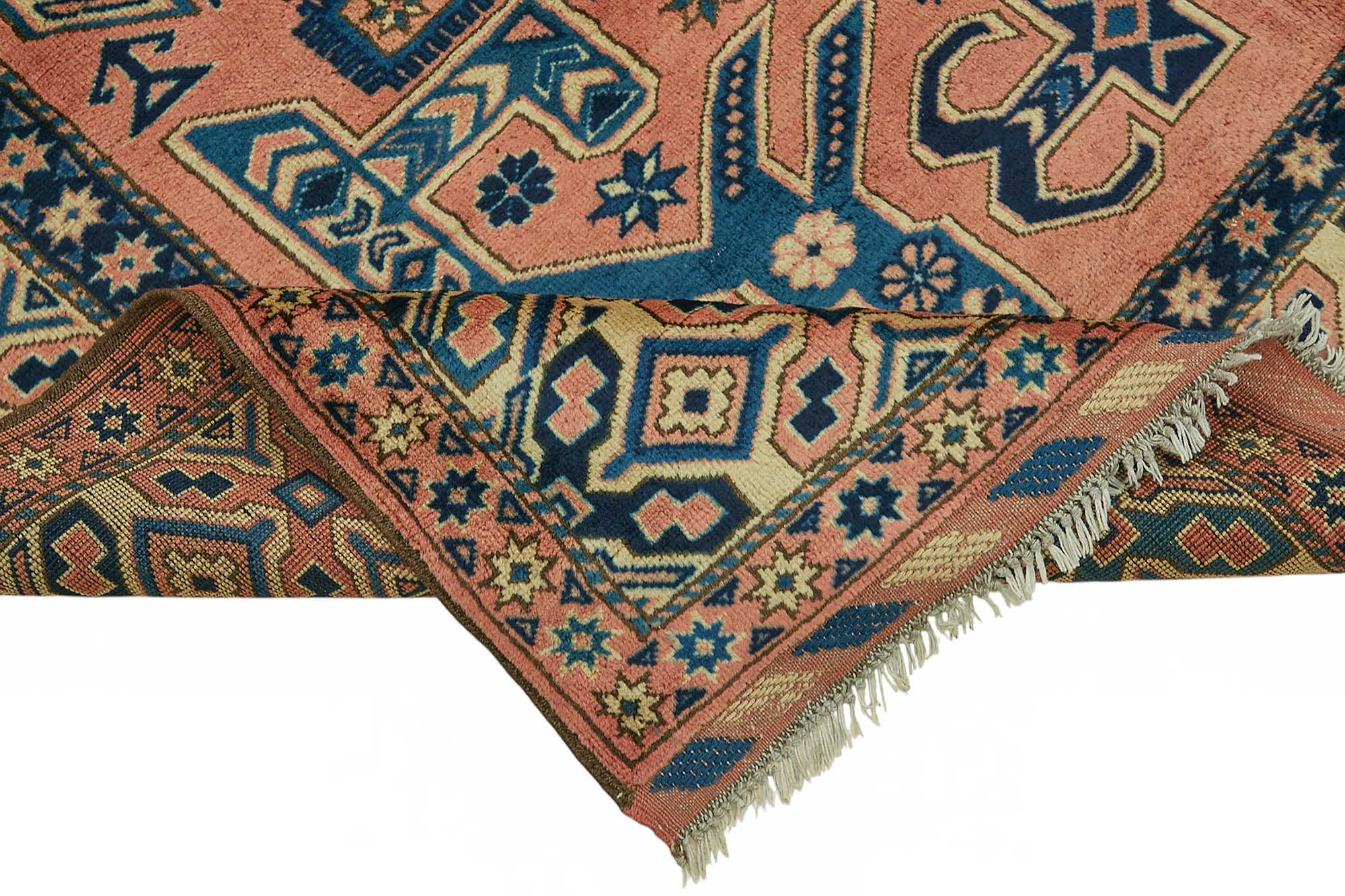 7x8 Hand-Knotted Wool Oushak Rug - 49103