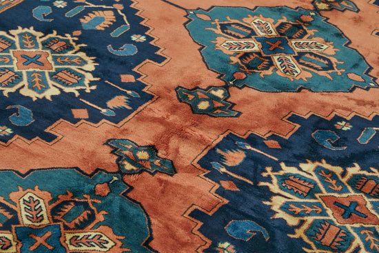 7x8 Hand-Knotted Wool Oushak Rug - 49104