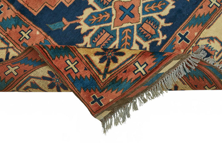 7x8 Hand-Knotted Wool Oushak Rug - 49104