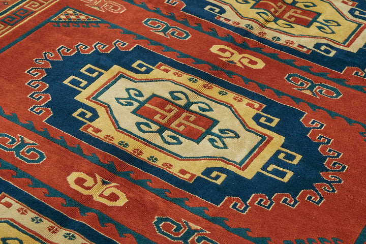 7x9 Hand-Knotted Wool Oushak Rug - 49106