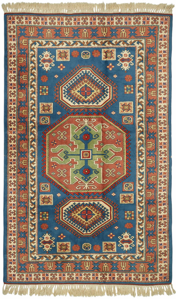 6x10 Hand-Knotted Wool Oushak Rug - 49107