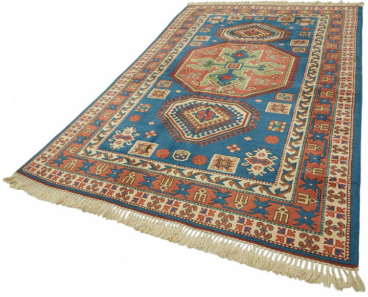 6x10 Hand-Knotted Wool Oushak Rug - 49107